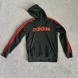 Men’s size medium Adidas Hoodie- greenish gray excellent condition worn once
